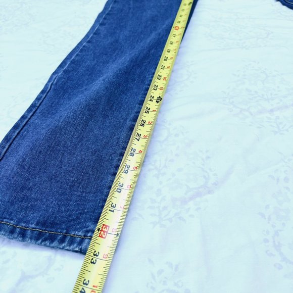 SHEIN High Rise Straight Boyfriend Ripped Jeans size XS 26 waist - Picture 6 of 6